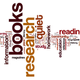 Word cloud showing words describing library of their youth